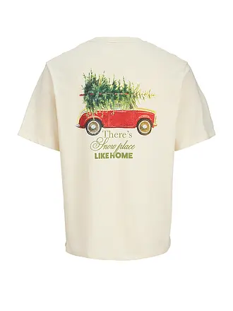 JACK & JONES | T-Shirt JORHOLIDAY | beige